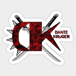 NEW Dante Kruger Revengeful Logo Sticker